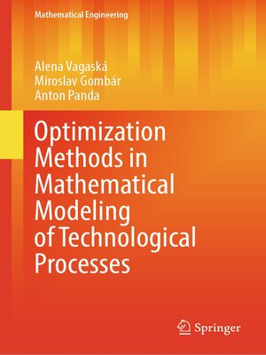 cover image of Optimization Methods in Mathematical Modeling of Technological Processes